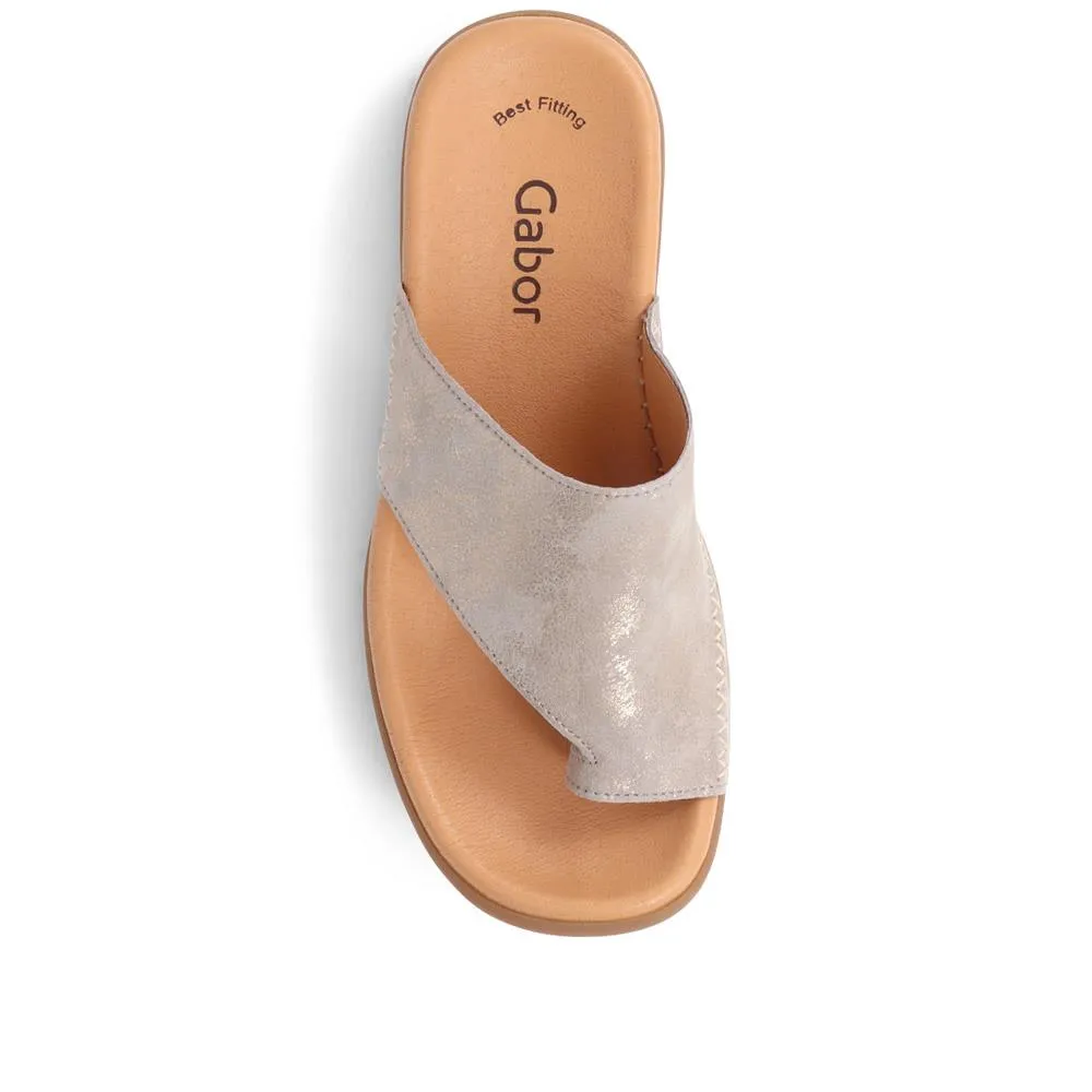 Lanzarote Leather Toe Loop Mules - GAB29615 / 314 556