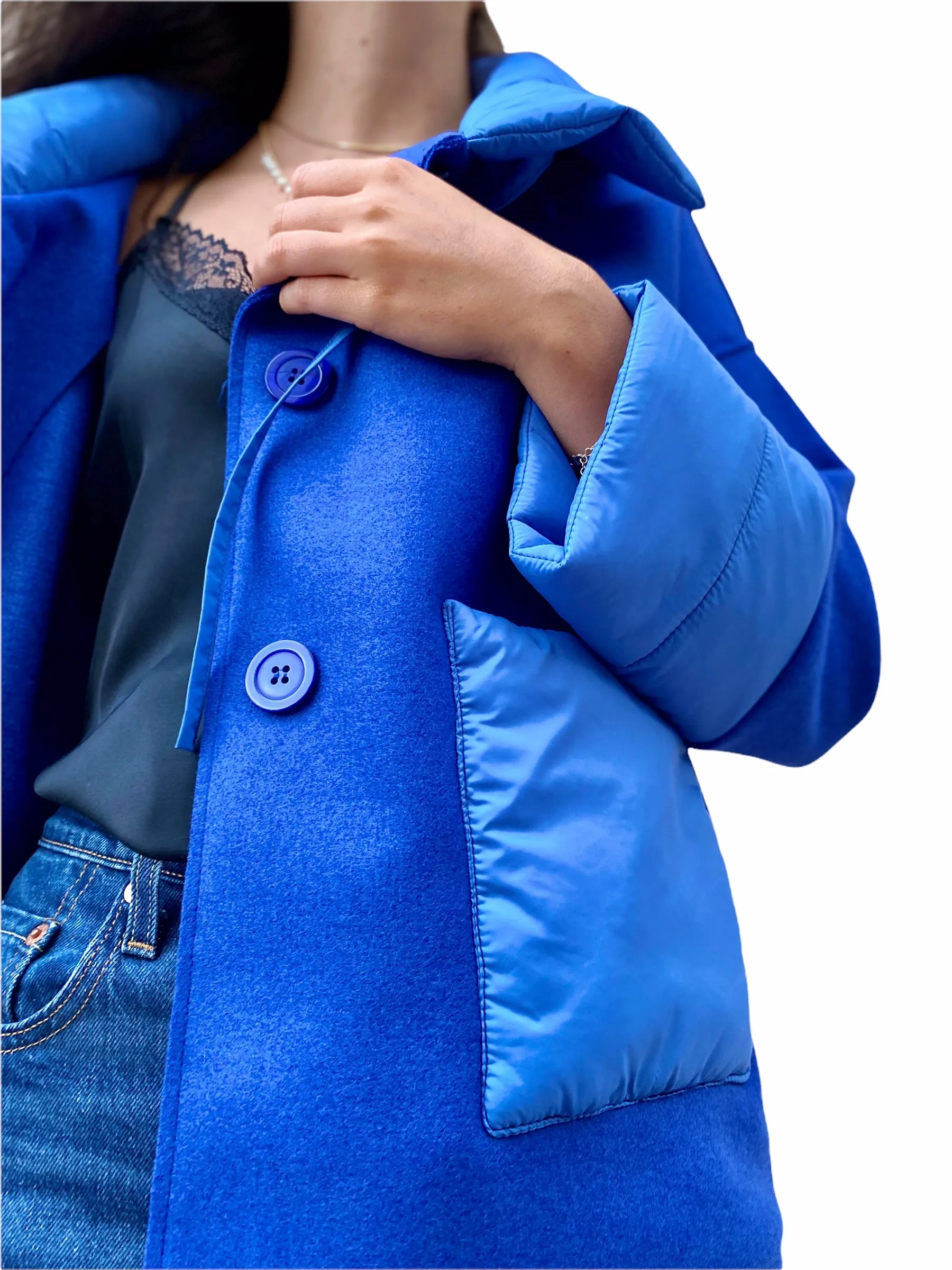 Maryley blue royal short jacket