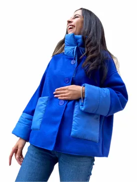 Maryley blue royal short jacket