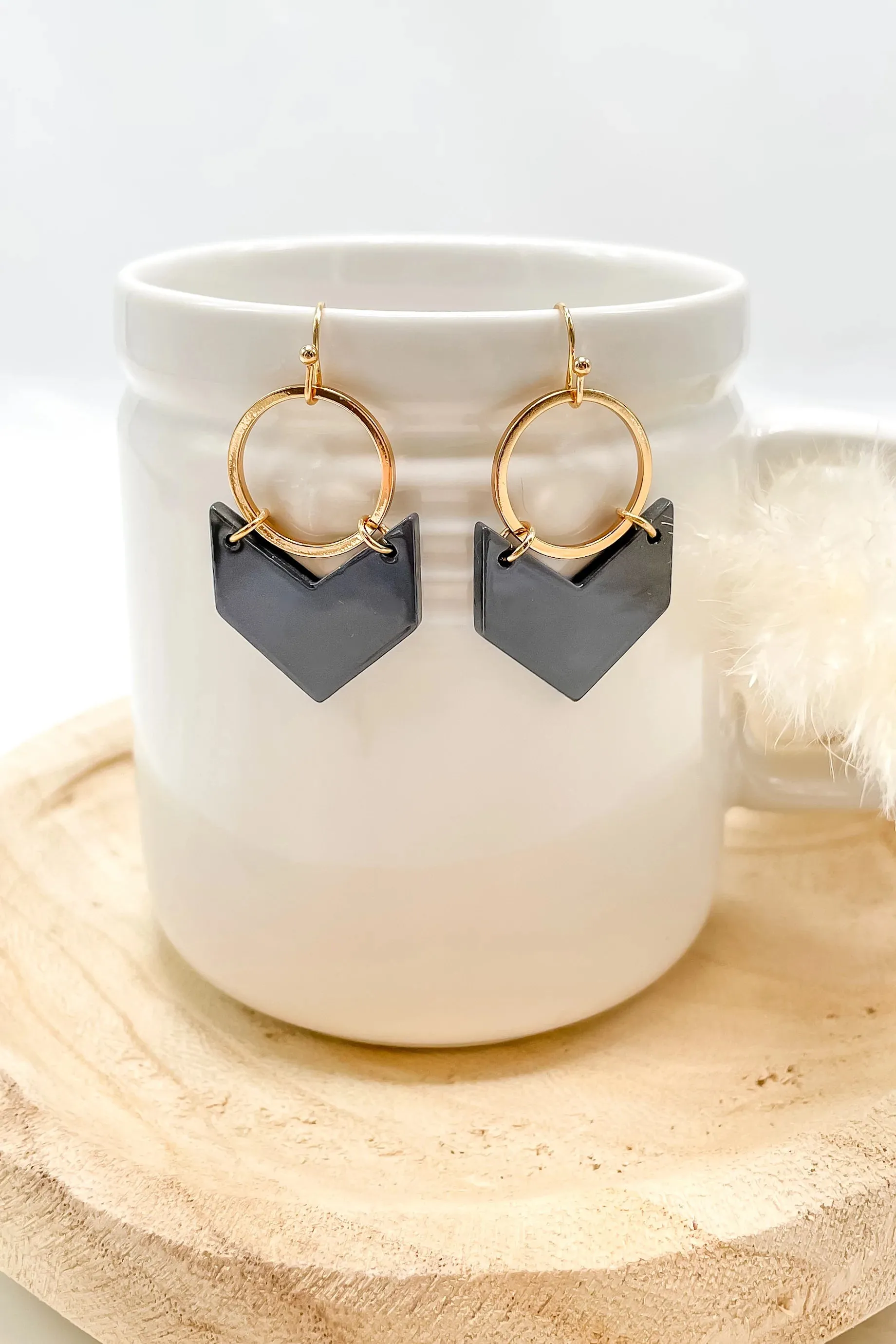 Maureen Earrings - Gray