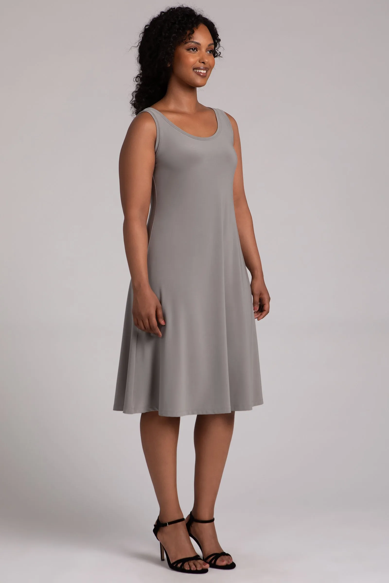 Nu Tank Dress Short | Taupe