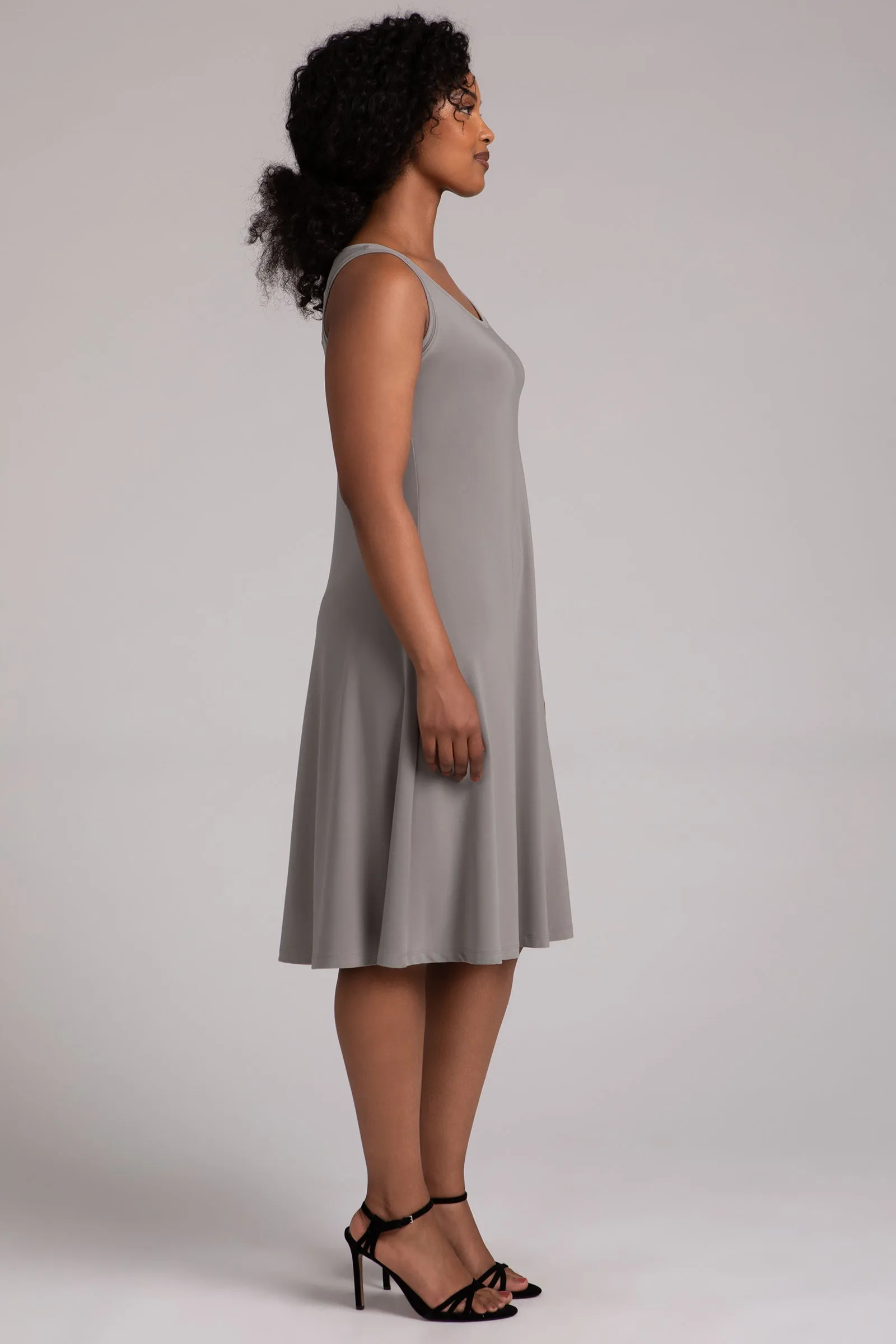 Nu Tank Dress Short | Taupe