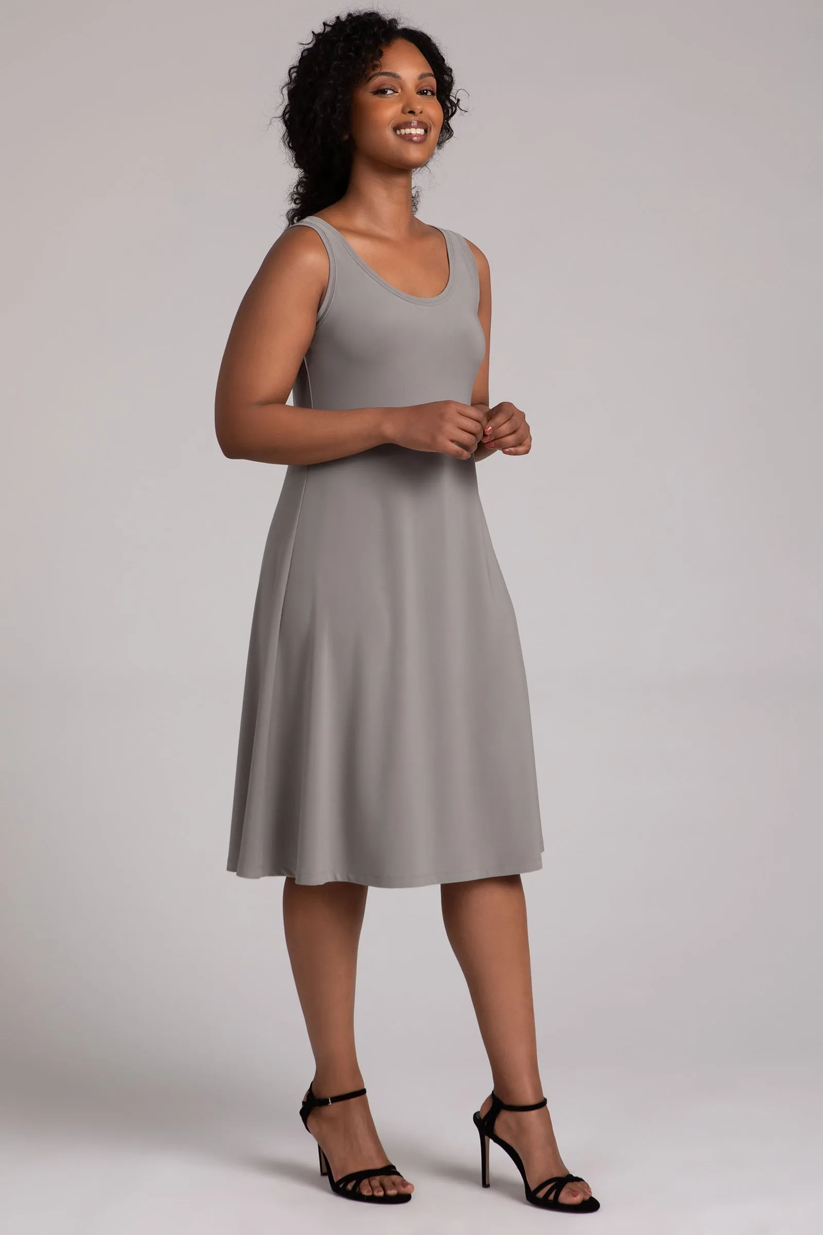 Nu Tank Dress Short | Taupe
