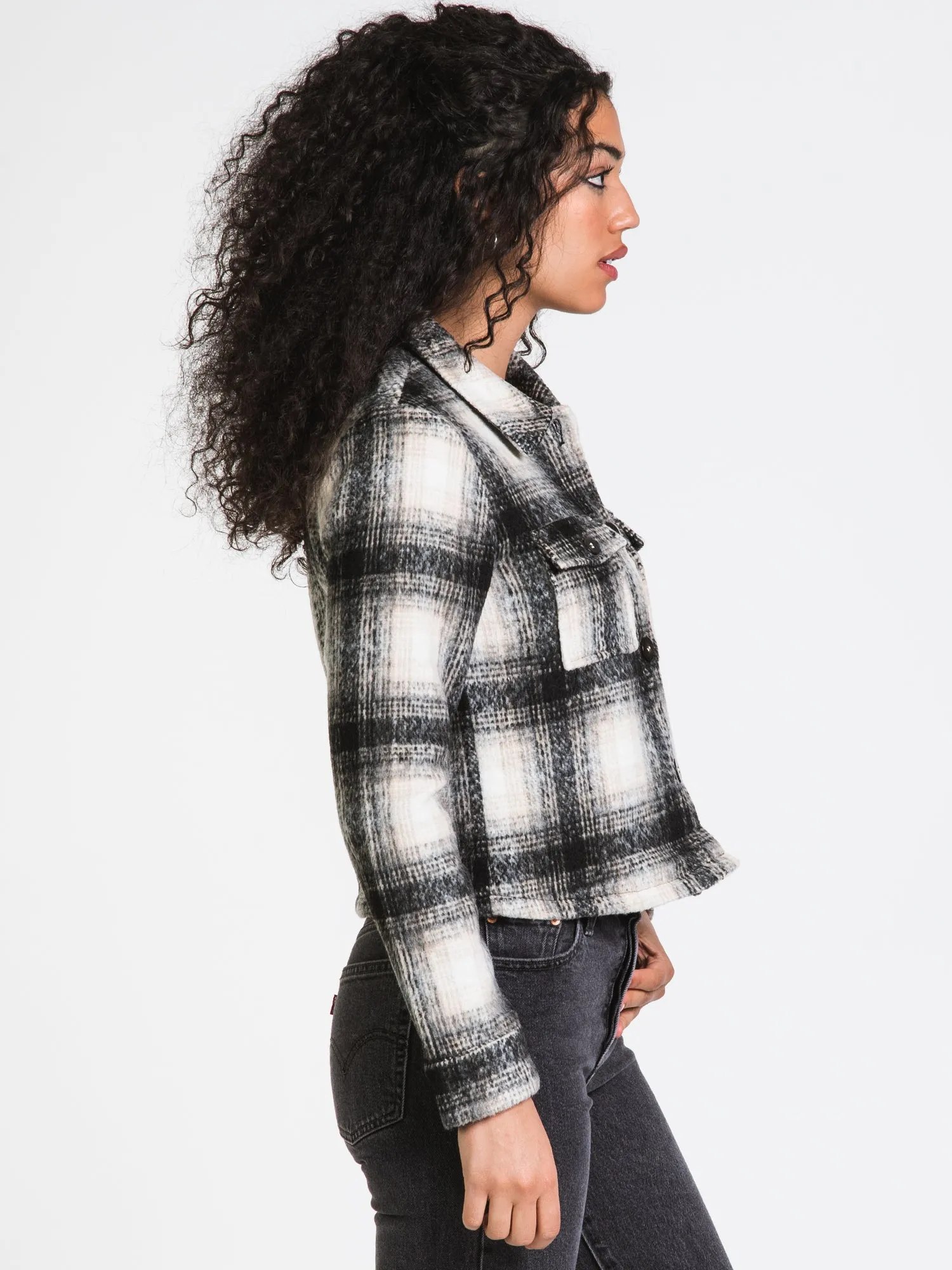 ONLY LOU SHORT CHECK SHACKET  - CLEARANCE