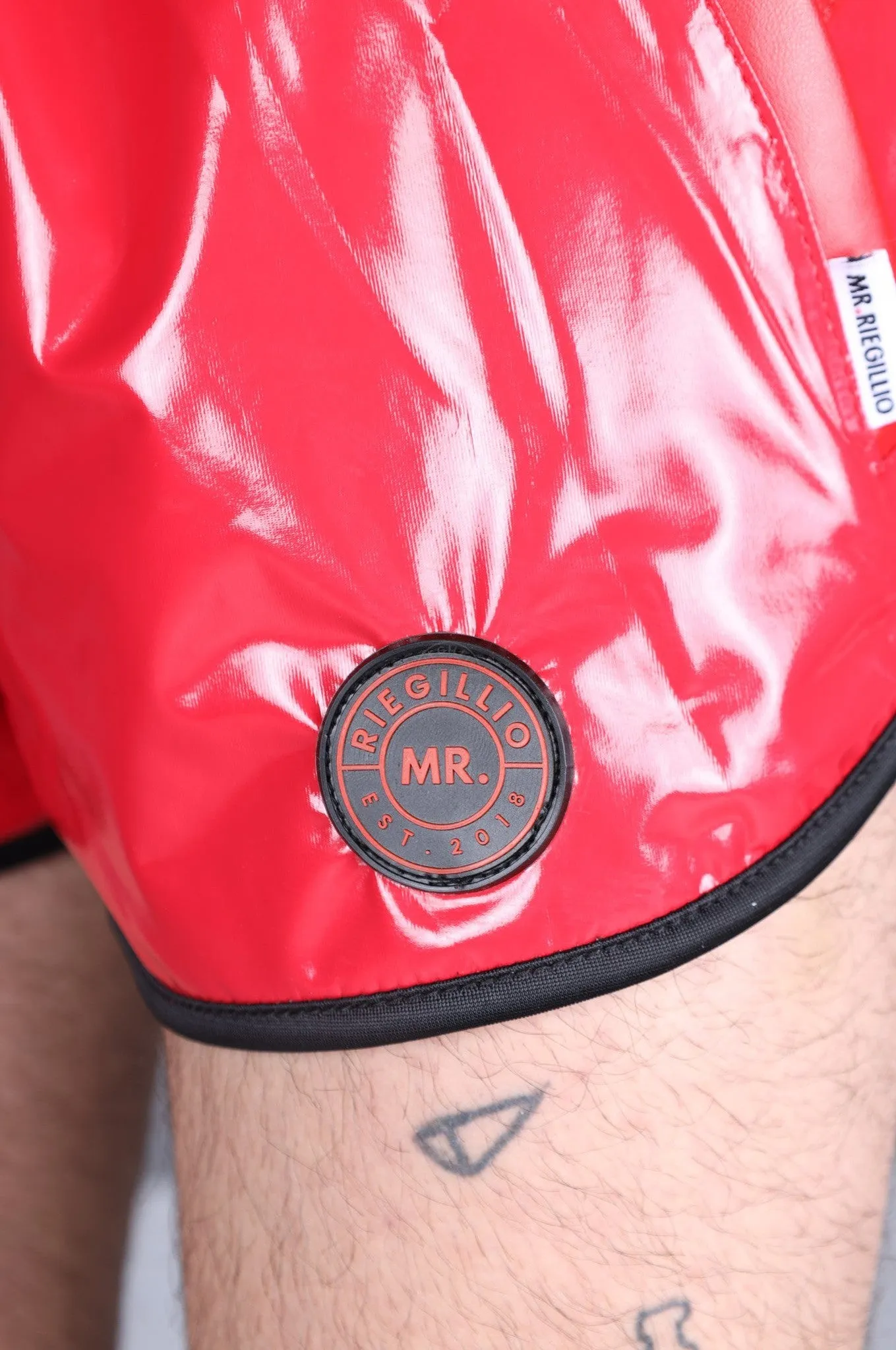PVC 24 Tracksuit Mini Short – Red