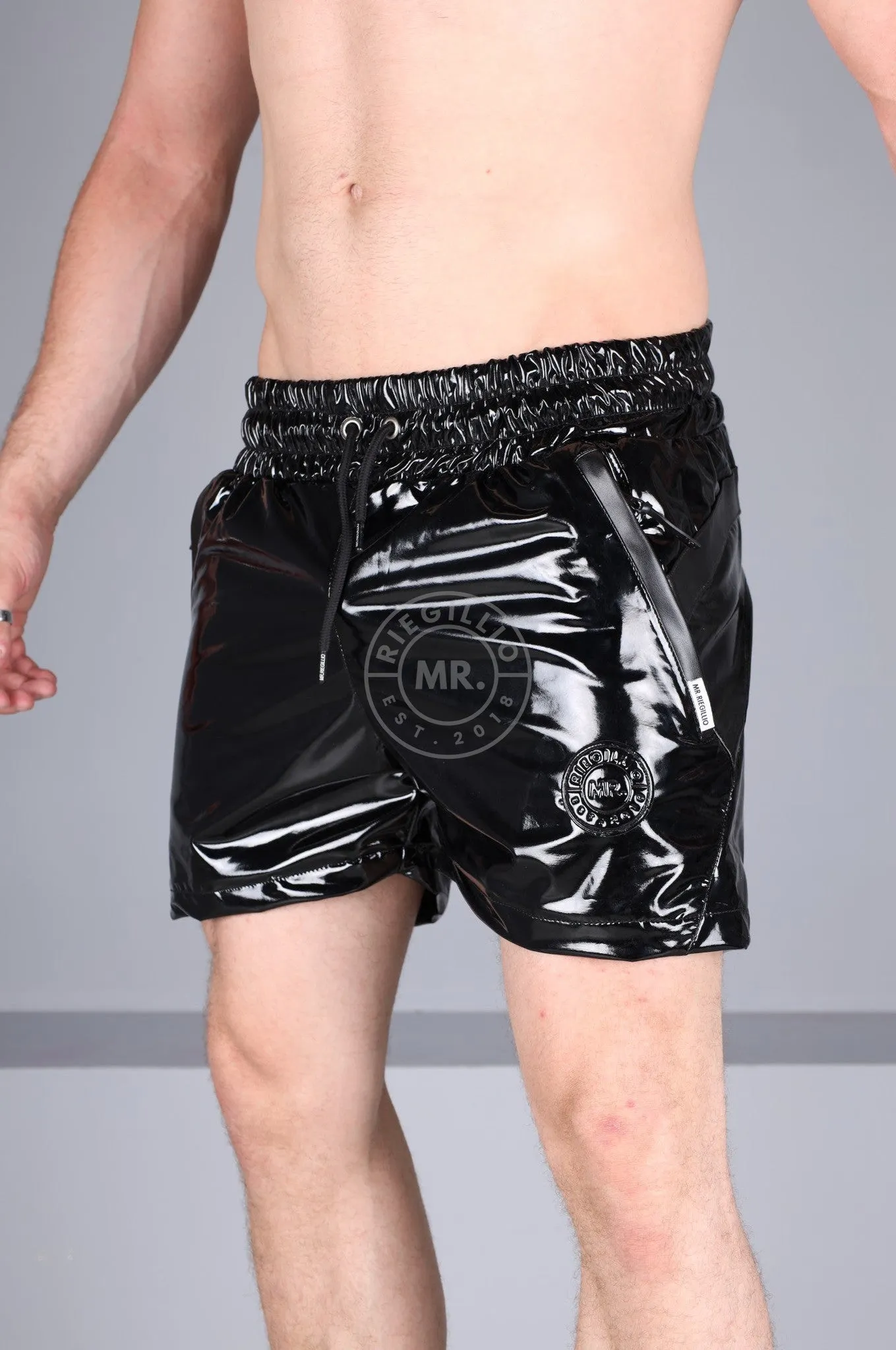 PVC 24 Tracksuit Short – Black