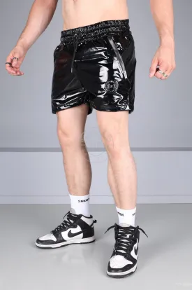 PVC 24 Tracksuit Short – Black