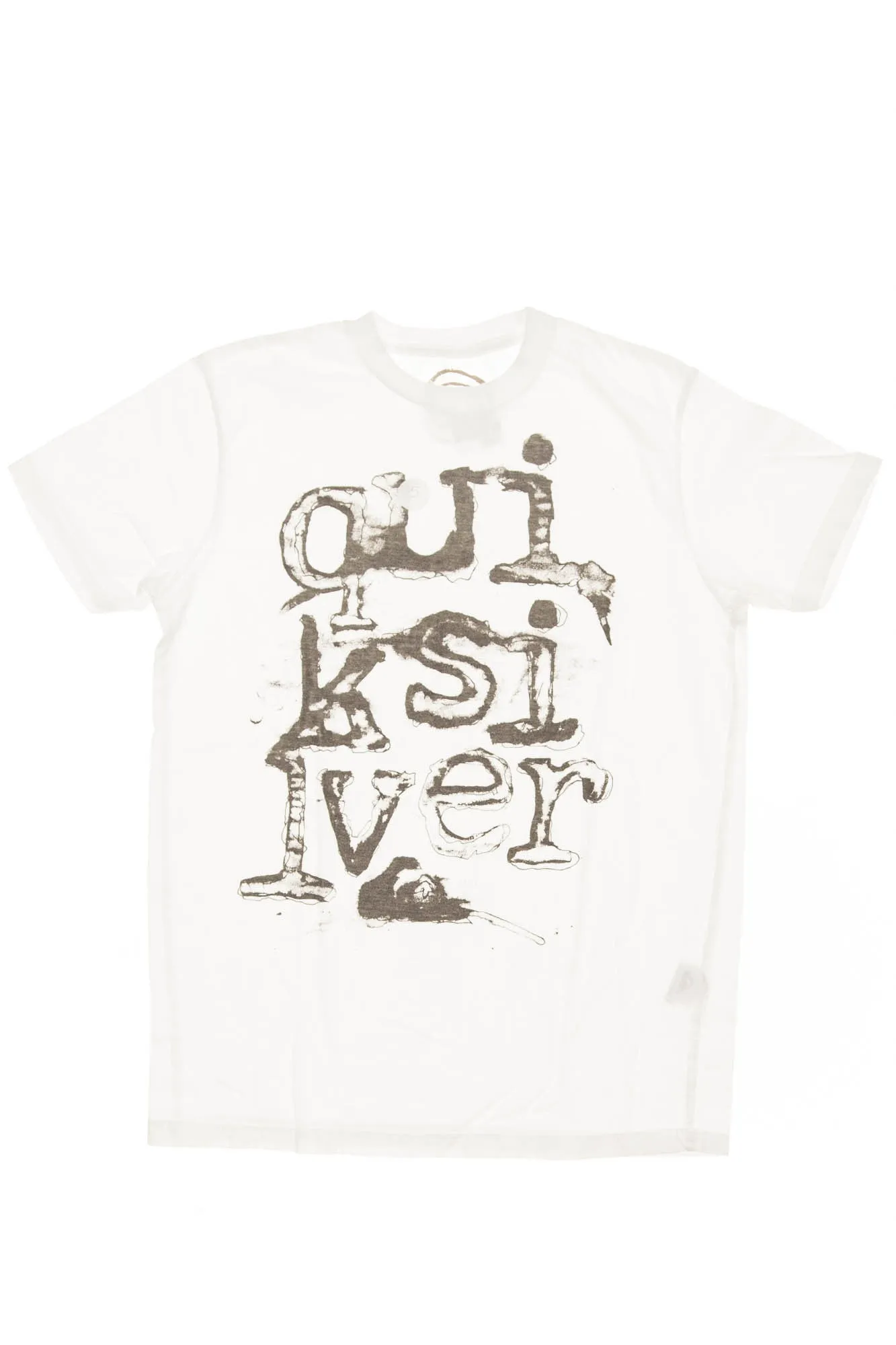 Quiksilver - White Short Sleeve Graphic T Shirt - S