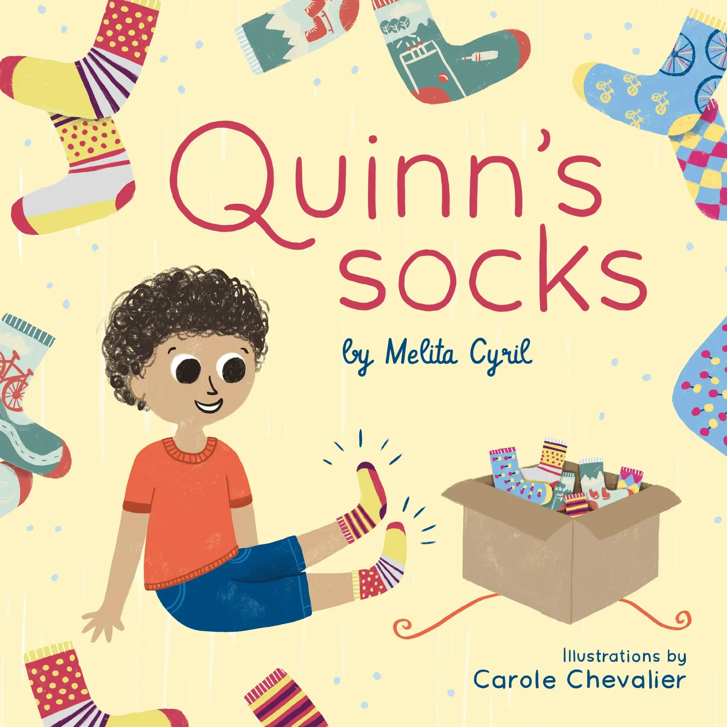 Quinn's Socks Hardcover Book