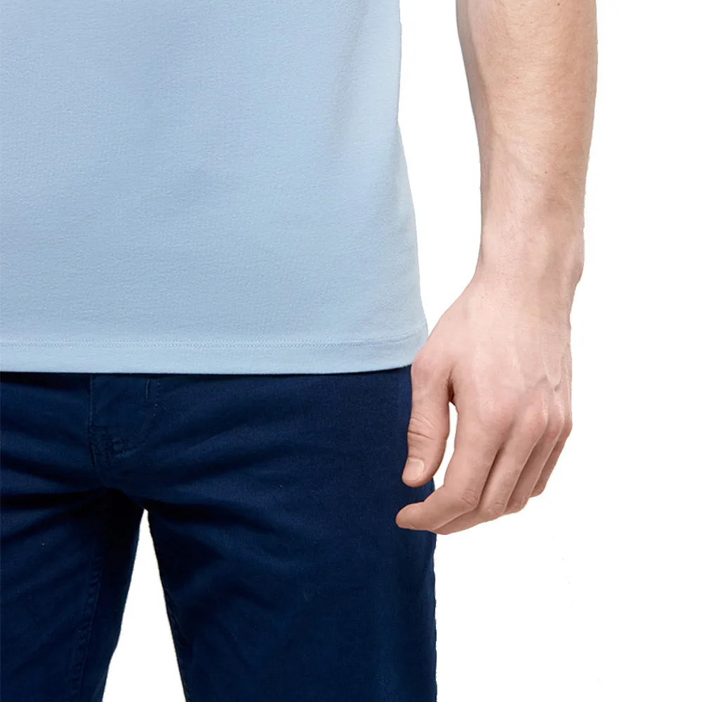 Remus Uomo Stretch Cotton Tee - Sky Blue