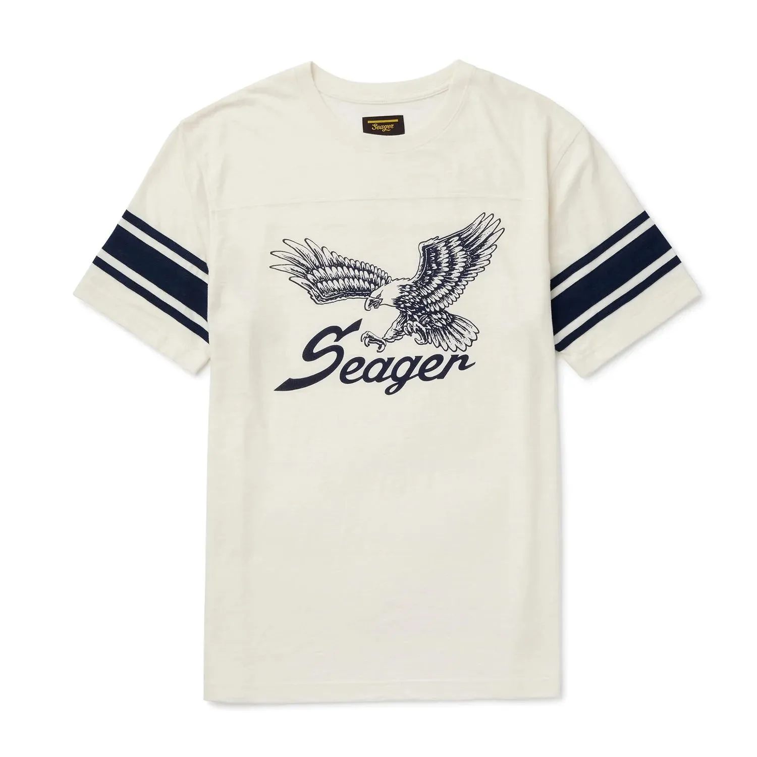 Riggins Crew Tee White- Seager
