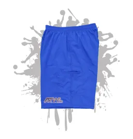 Royal Blue Microfiber Stretch Short