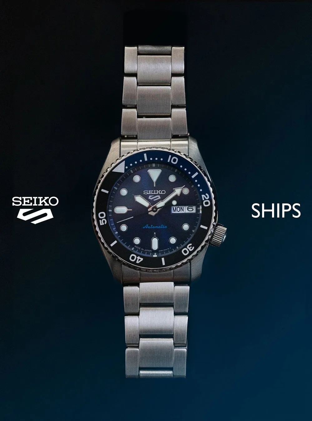 SEIKO 5 SPORTS x SHIPS WATCH SBSA247 MADE IN JAPAN LIMITED EDITION
