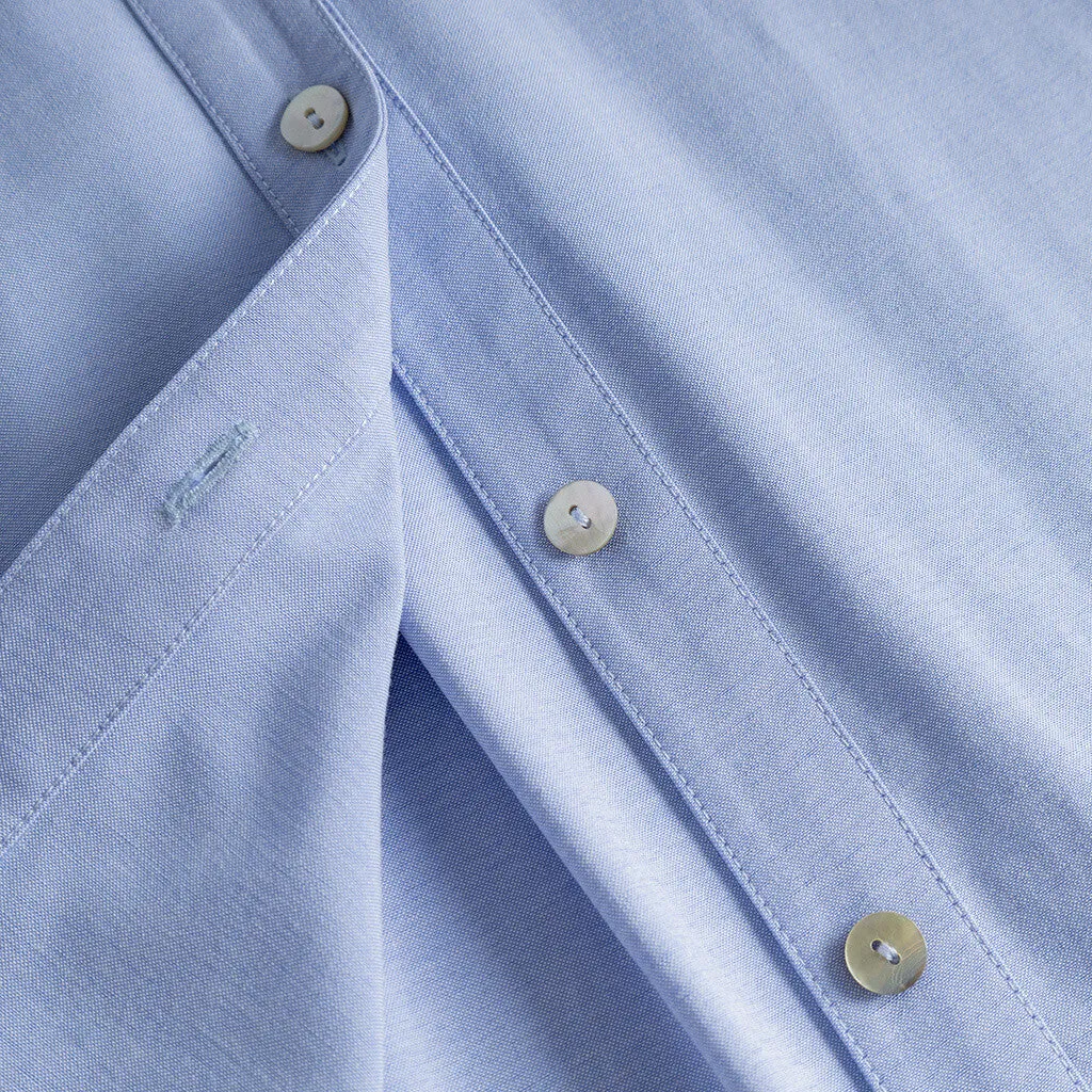 Short sleeve oversize Fay shirt / 100014 - Blue