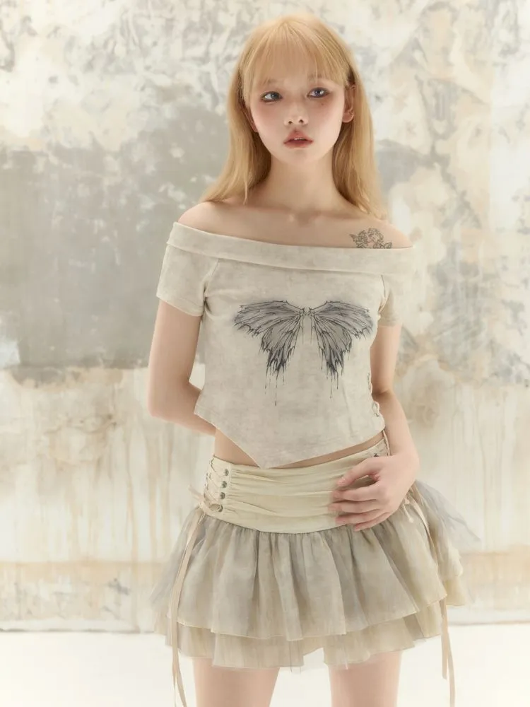 Short Sleeve Short Tee Top【s0000008397】