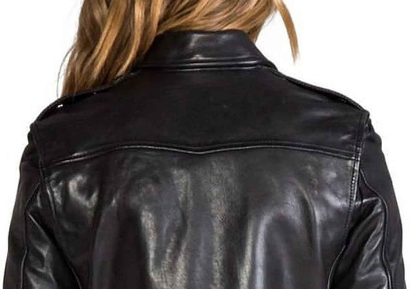 SID Women's Lambskin Leather Biker Black Jacket