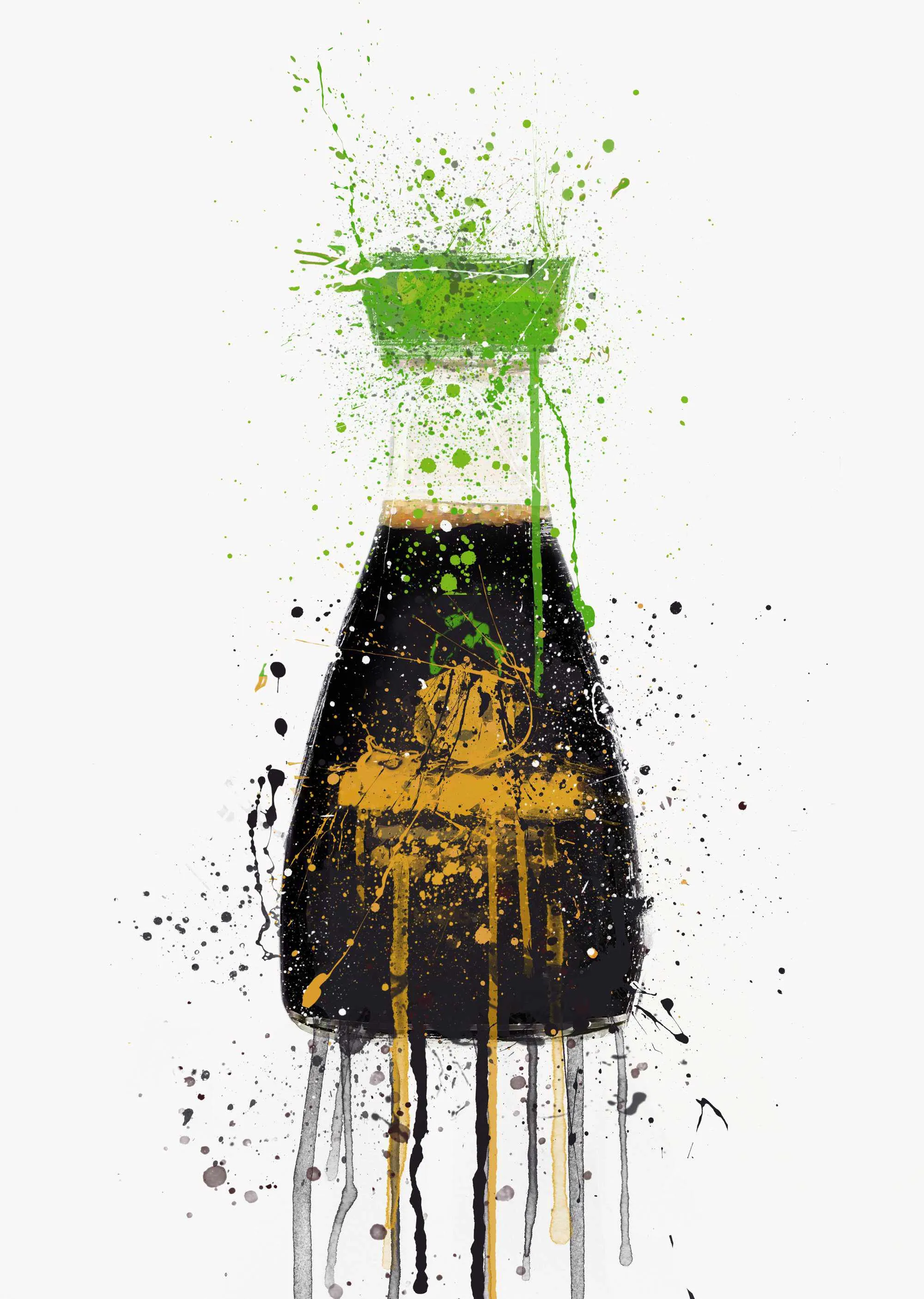Soy Sauce Reduced Salt Wall Art Print