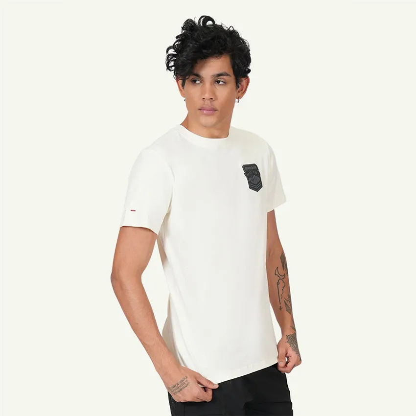 S/S TEE AVN PATCH MEN'S T-SHIRT - STAR WHITE