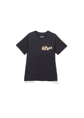 The Haas Brothers Clouds Adult Unisex Short Sleeve Tee in Vintage Black