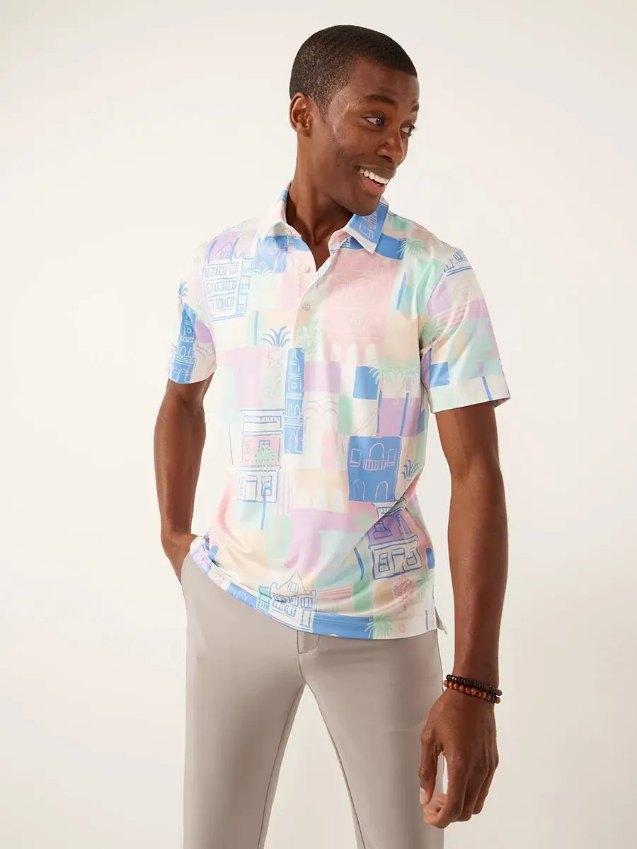 The King Street (Performance Polo 2.0)- Off White Pastel- Chubbies