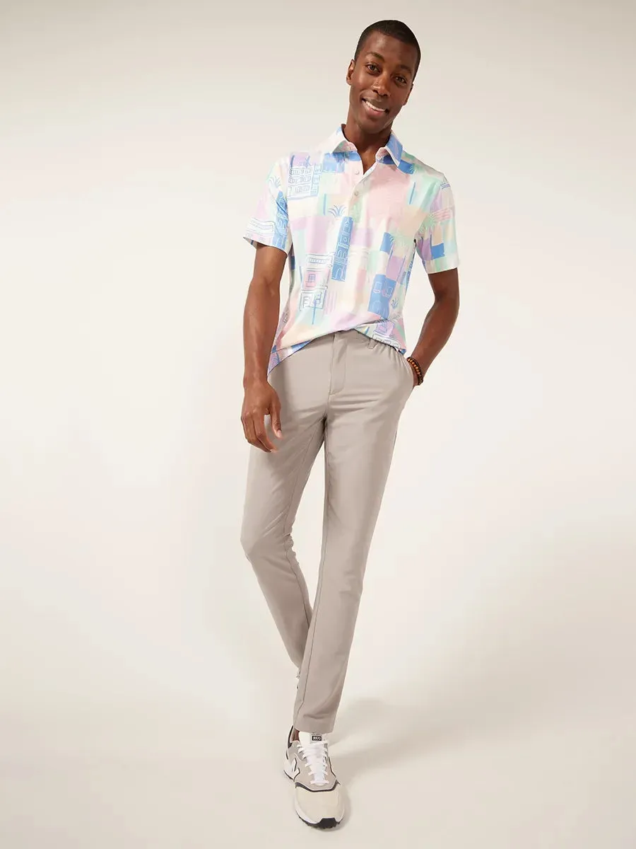 The King Street (Performance Polo 2.0)- Off White Pastel- Chubbies