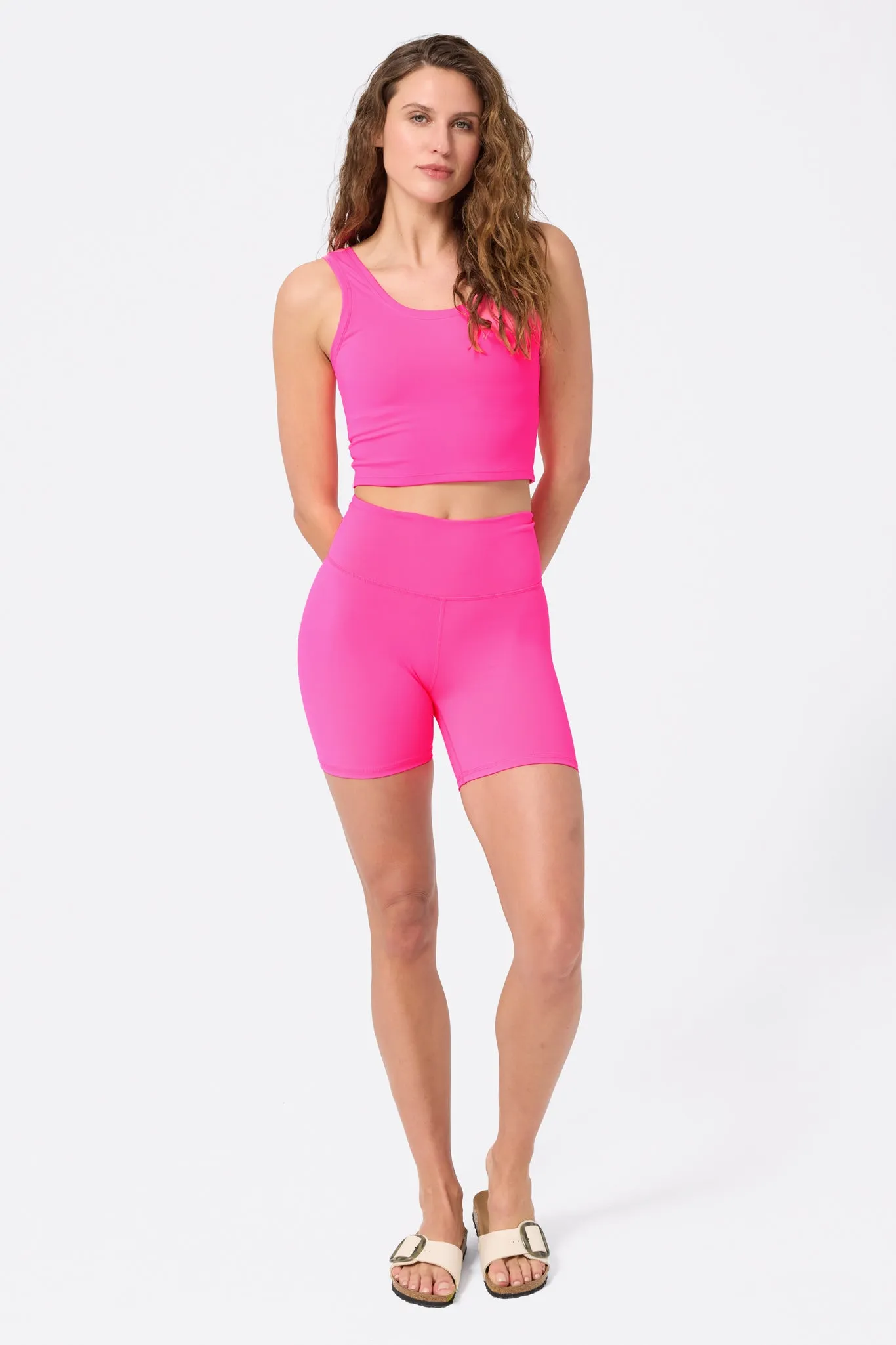 TLC Booty Short in Barbie Girl Pink