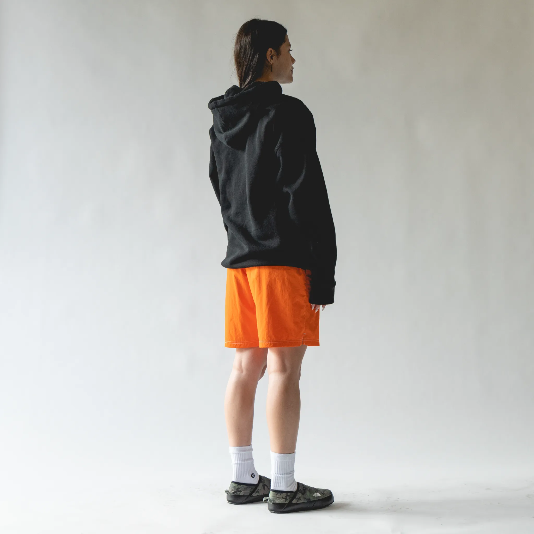 Vortex Contrast Stitch Nylon Shorts - Puffin