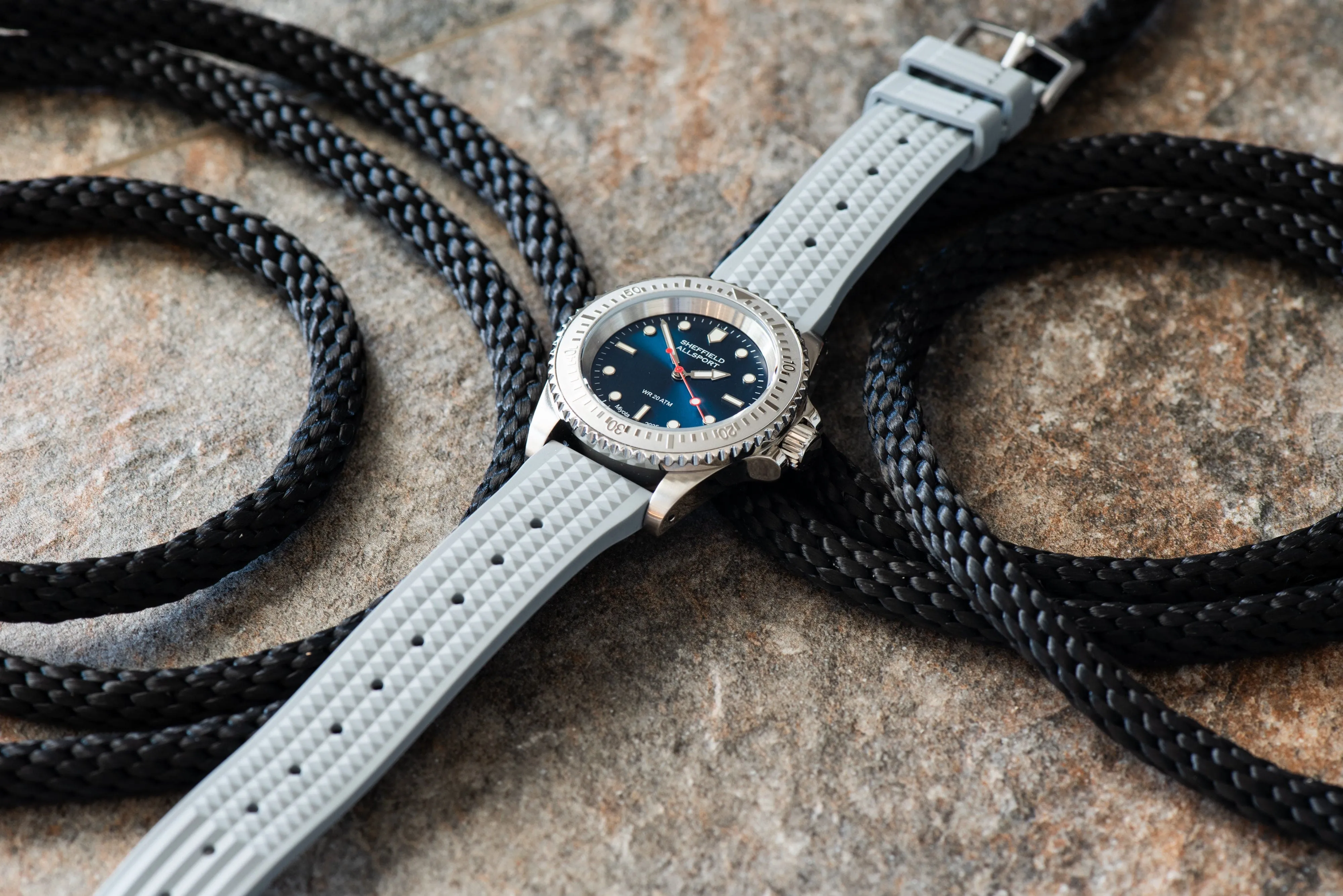 Waffle Rubber - Gray