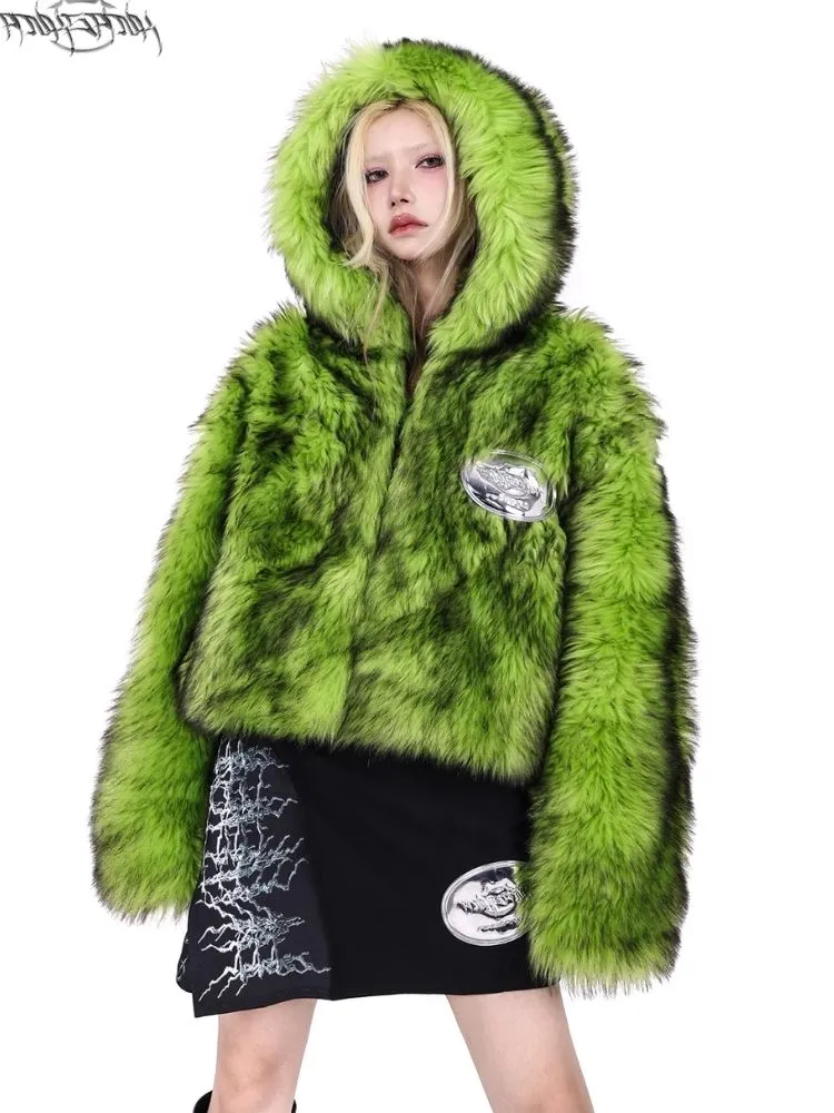 Warm hooded silhouette short jacket【s0000005058】
