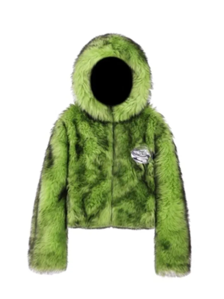 Warm hooded silhouette short jacket【s0000005058】