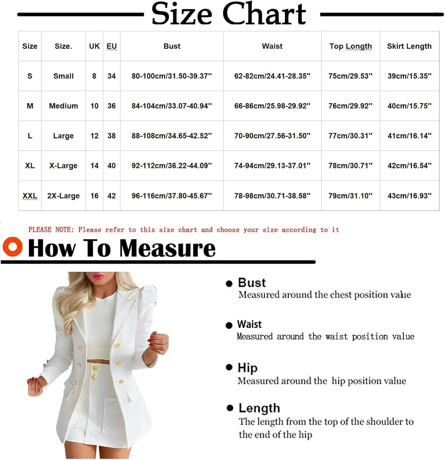 Women's Casual Business Suits Formal Blazer Jackets Puff Sleeve Coat with Mini Skirts Two Piece Outfits