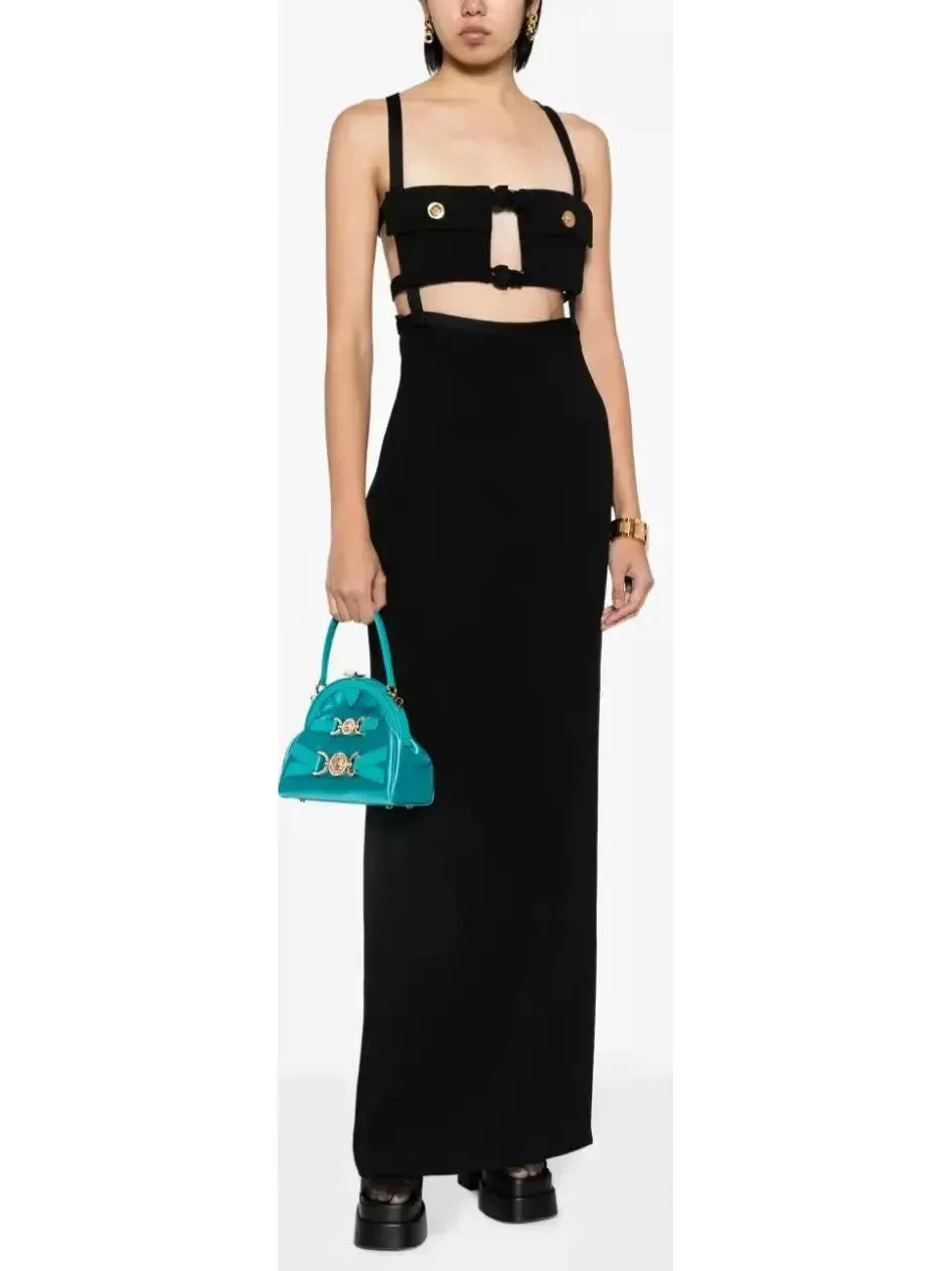 Women’s Cut-Out Black Gown