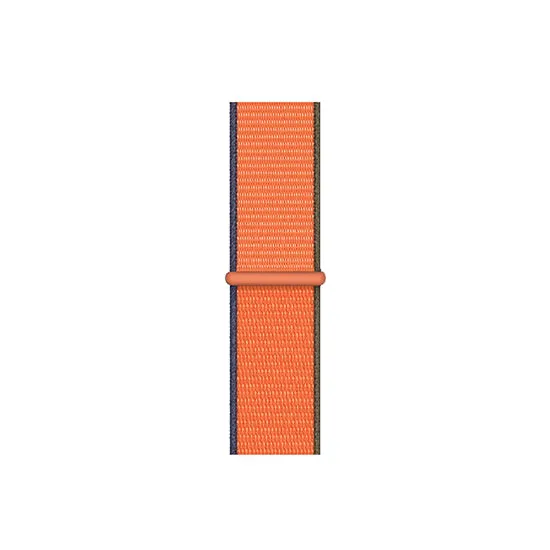 Woven Nylon Straps For Apple Watch-42/44/45/49mm New 2020 Edition(Kumquat)