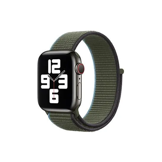 Woven Nylon Straps For Apple Watch-42/44/45/49mm New 2020 Edition(Kumquat)