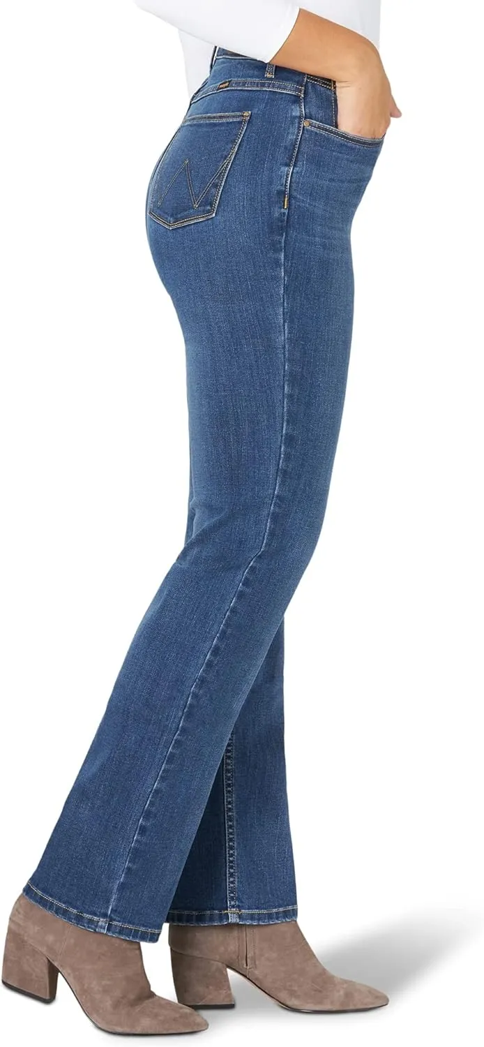 Wrangler Women's High Rise True Straight Fit Jean
